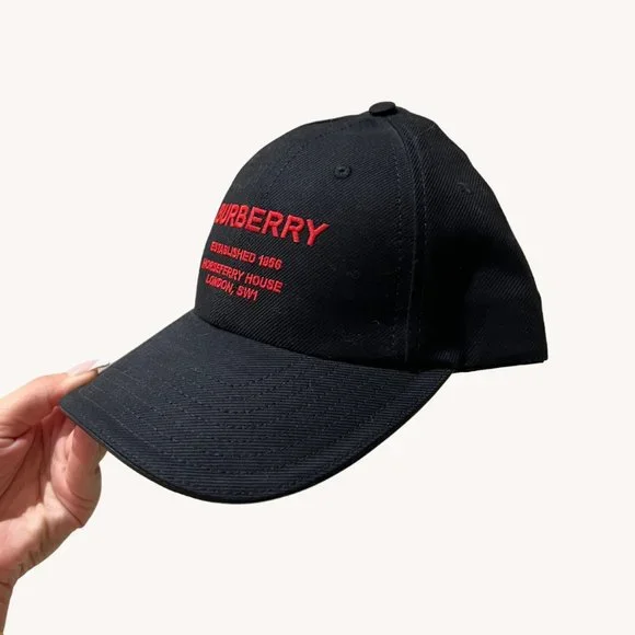 BURBERRY Horseferry Print Baseball Cap